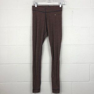 Smartwool Merino Wool Baselayer Pants Striped Multicolor Women’s Size Small